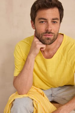 Unisex short sleeve hemp and cotton T-shirt INTENSE;${refinementColor}