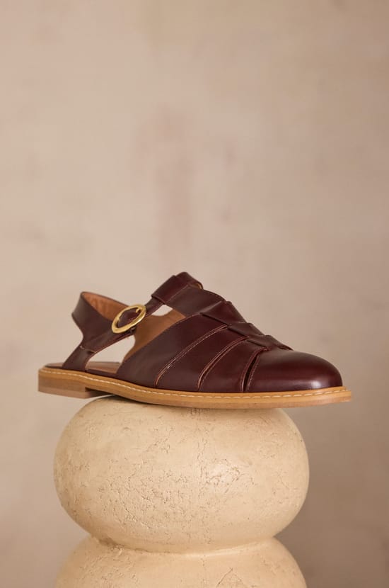 Sandales en 100% cuir SULLIVAN;${refinementColor}