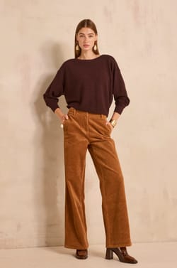 Wide corduroy pants FERGUSON;${refinementColor}