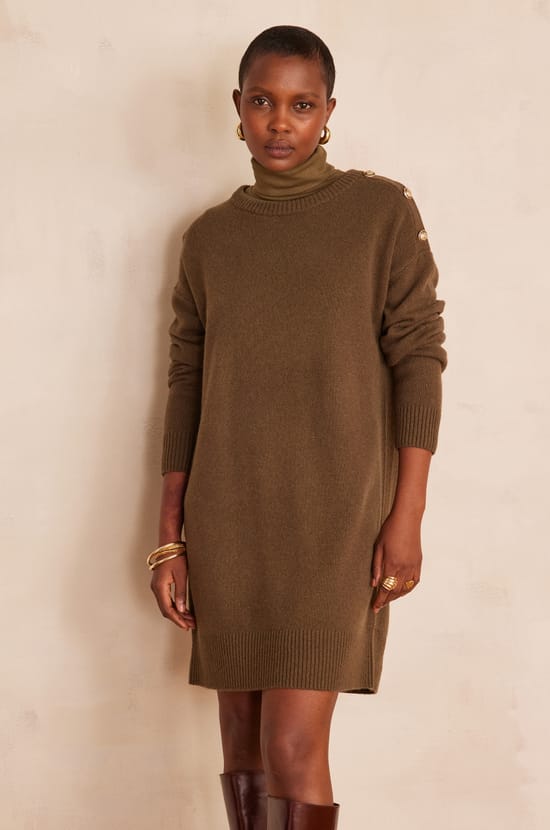 Robe pull en 100% laine LINA;${refinementColor}