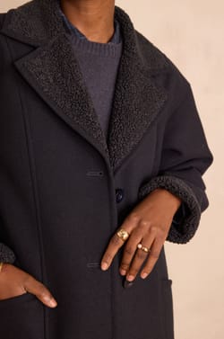 Abrigo DEBBIE efecto borrego;${refinementColor}