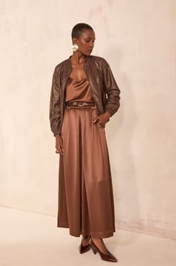 Satin top with thin straps MARJOLAINE;${refinementColor}