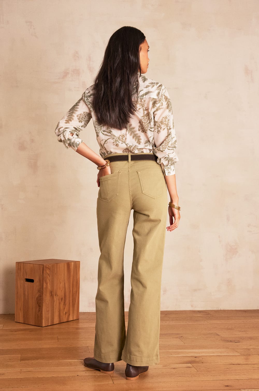 LISA cotton trousers;${refinementColor}