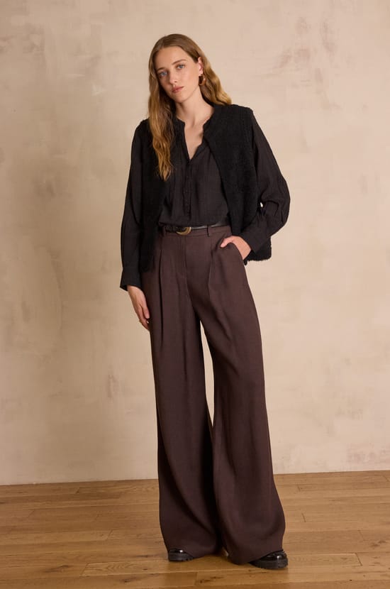 FLAUBERT wide leg trousers;${refinementColor}