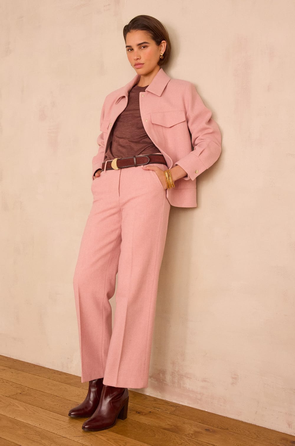 FIERCE wool jacket;${refinementColor}