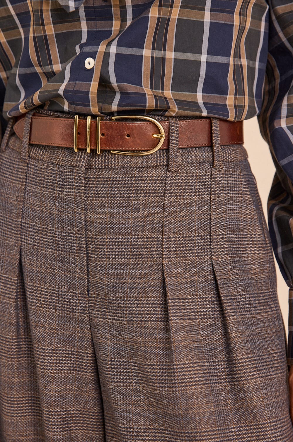 Wide trousers with DAISY pattern;${refinementColor}