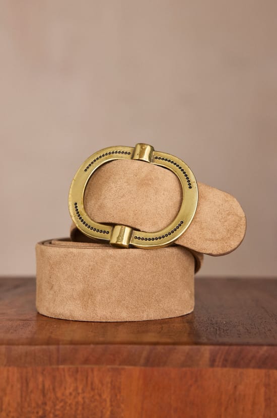 ELISE leather belt;${refinementColor}