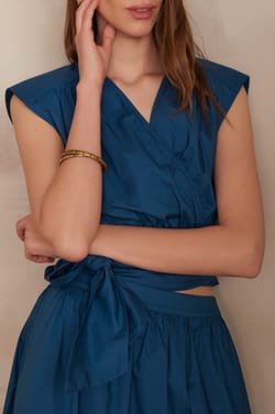 Blouse PAQUERETTE en coton;${refinementColor}