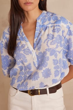 Blouse SUN en coton;${refinementColor}