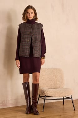 ROXA wool dress;${refinementColor}
