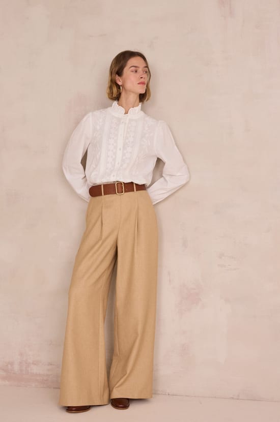 FLAUBERT wide-leg trousers;${refinementColor}