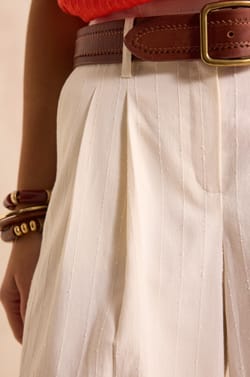 Bermuda mixed cotton trousers TIA;${refinementColor}