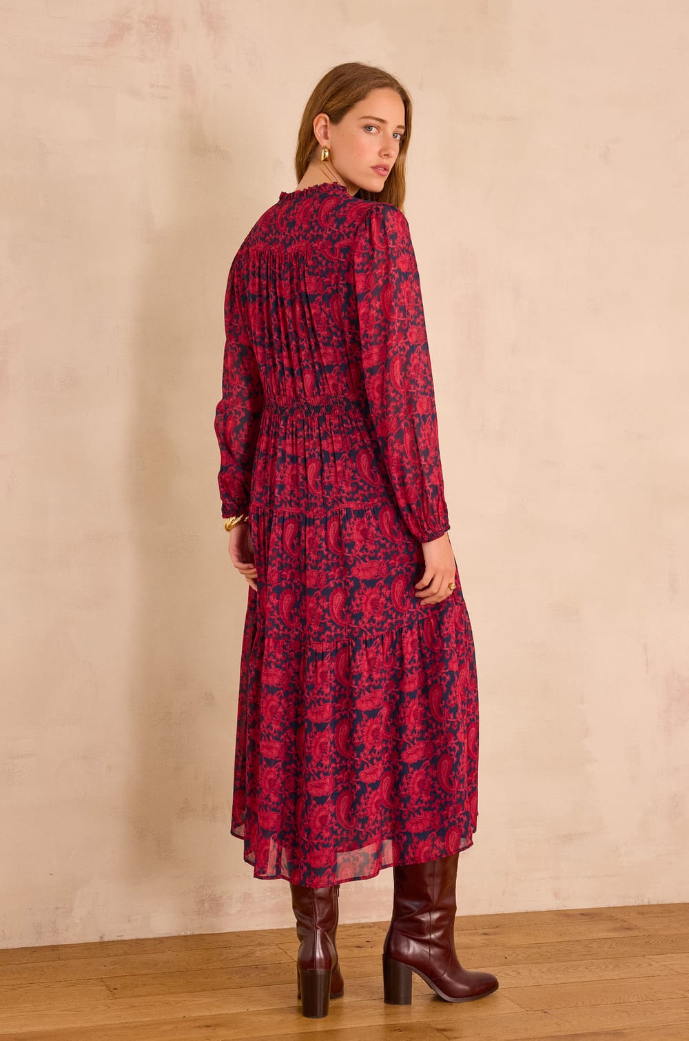 RANIA printed dress;${refinementColor}