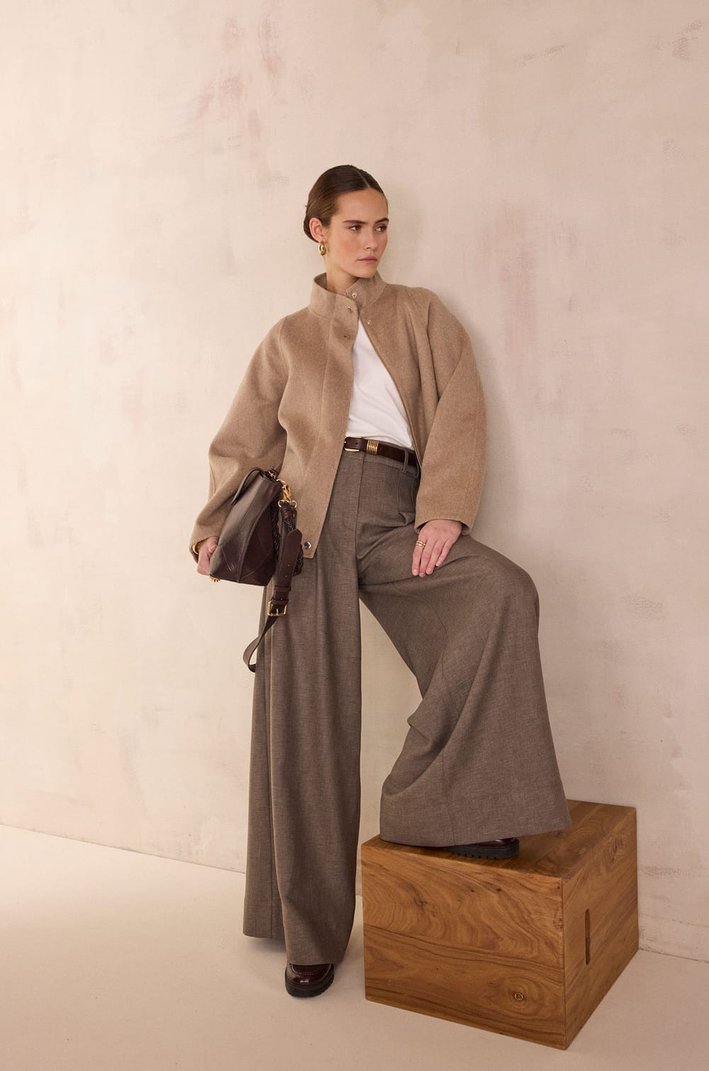 Short-sleeved T-shirt in 100% cotton LENI;${refinementColor}