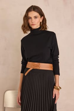 FERGUIE roll neck T-shirt;${refinementColor}