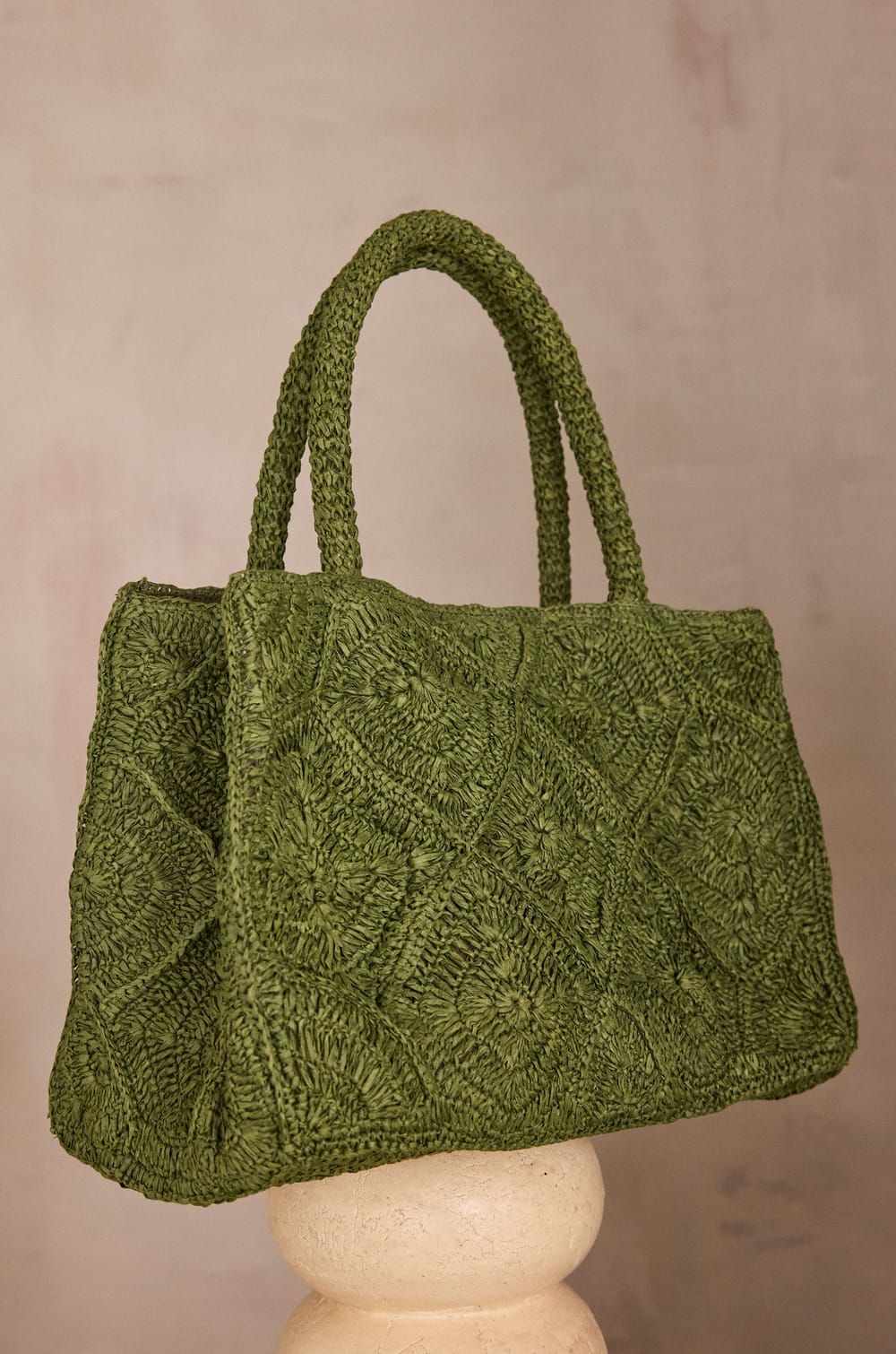 MARLON raffia tote bag;${refinementColor}