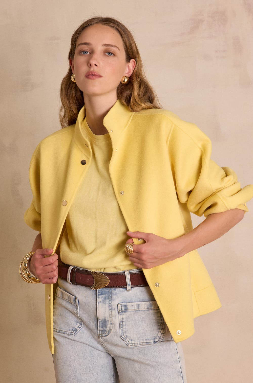 Blouson ARTHUR en laine;${refinementColor}