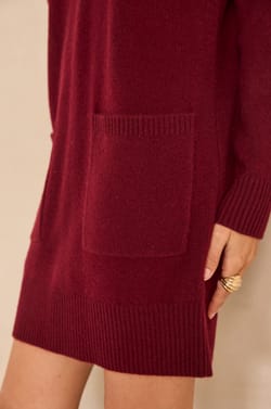BENIE sweater dress;${refinementColor}