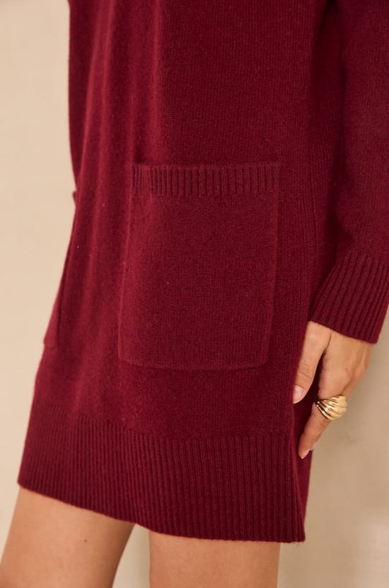BENIE sweater dress;${refinementColor}