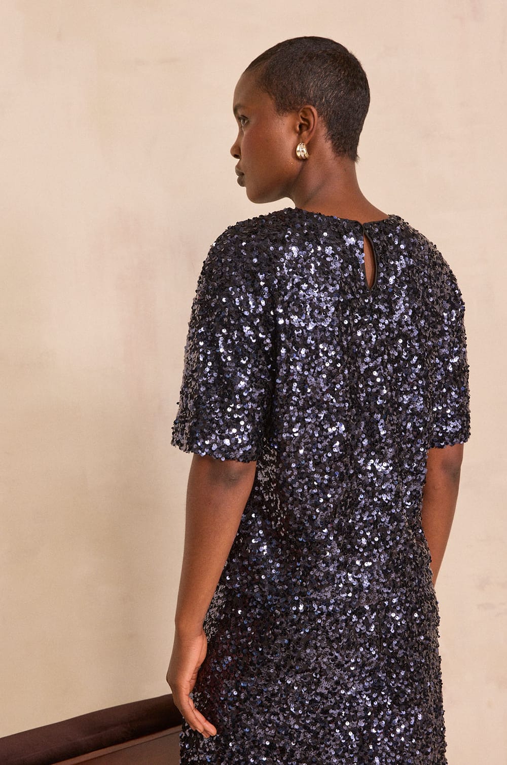 Shiny sequined top SUNNY;${refinementColor}