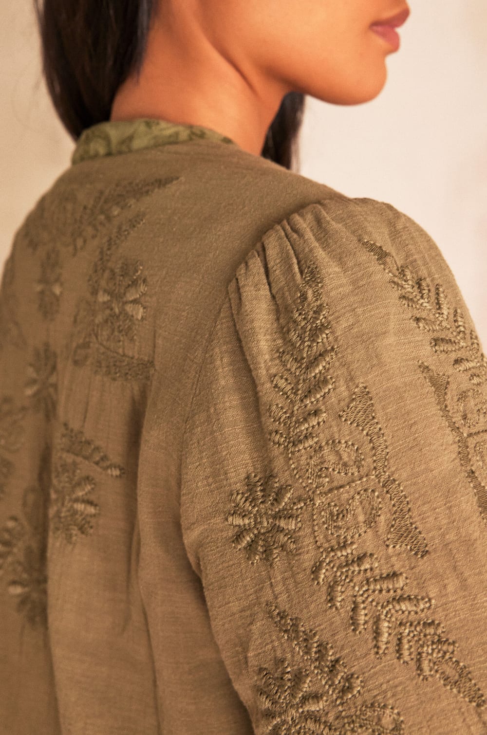 Veste PAMINA en coton;${refinementColor}