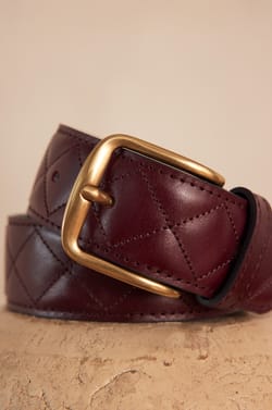 NELLY leather belt;${refinementColor}