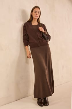 Straight dress in blended wool PEYTON;${refinementColor}