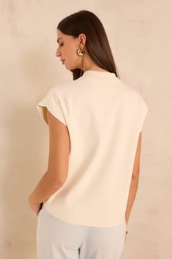 Sleeveless sweater AGLAE;${refinementColor}