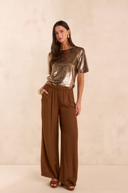 Satin wide trousers TOBIAS;${refinementColor}