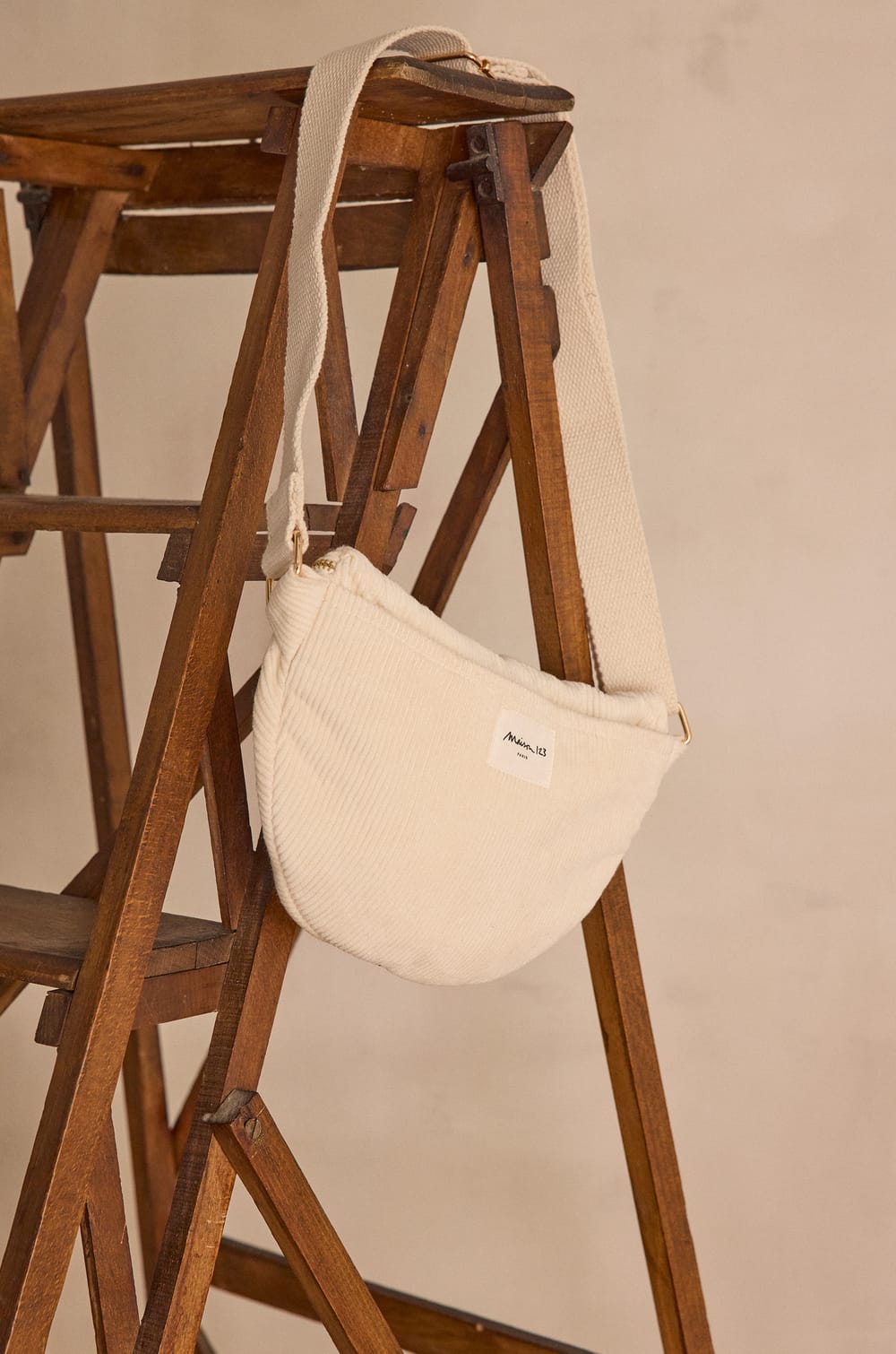 Sac banane GELINA en coton velours;${refinementColor}