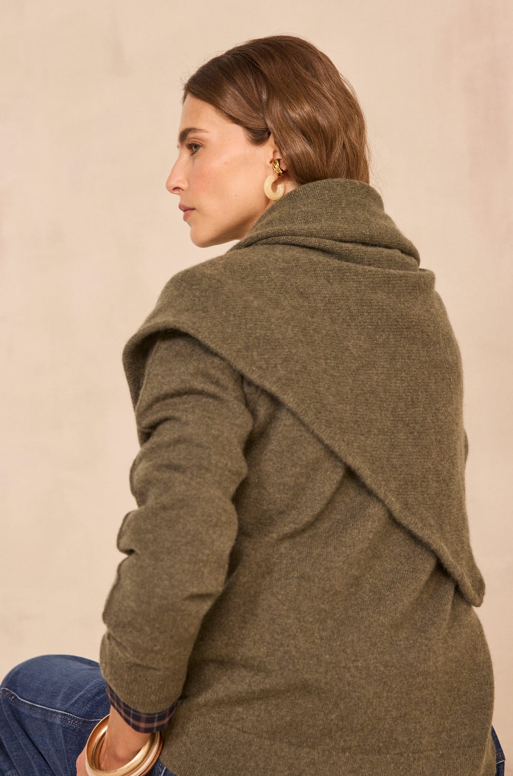 RACHELLE cashmere scarf;${refinementColor}