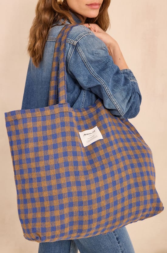 Sac cabas coton m&eacute;lang&eacute; Tote Bag grand mod&egrave;le;${refinementColor}