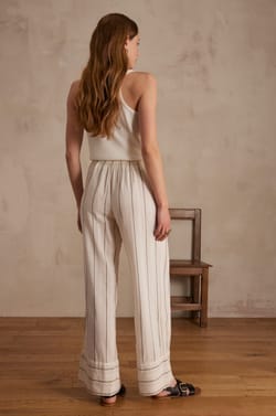 PRINCE striped trousers;${refinementColor}