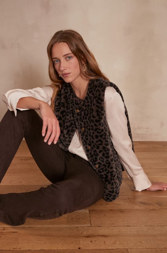 BROOKLYN sleeveless jacket PhotoZ | 1-2-3