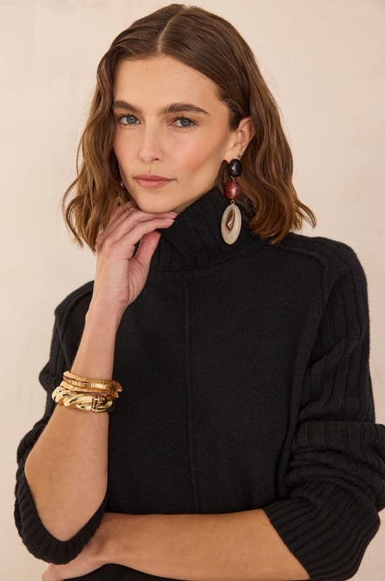 Wool and yak jumper dress BELLA;${refinementColor}