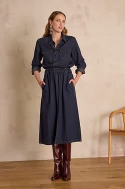 CHARLINE cotton skirt;${refinementColor}