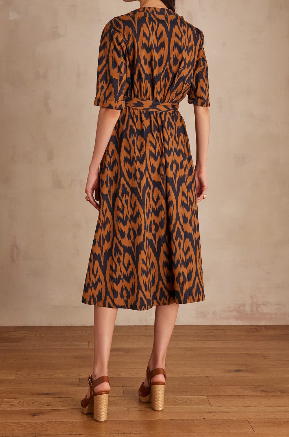 Robe longue LINDA imprim&eacute;e;${refinementColor}