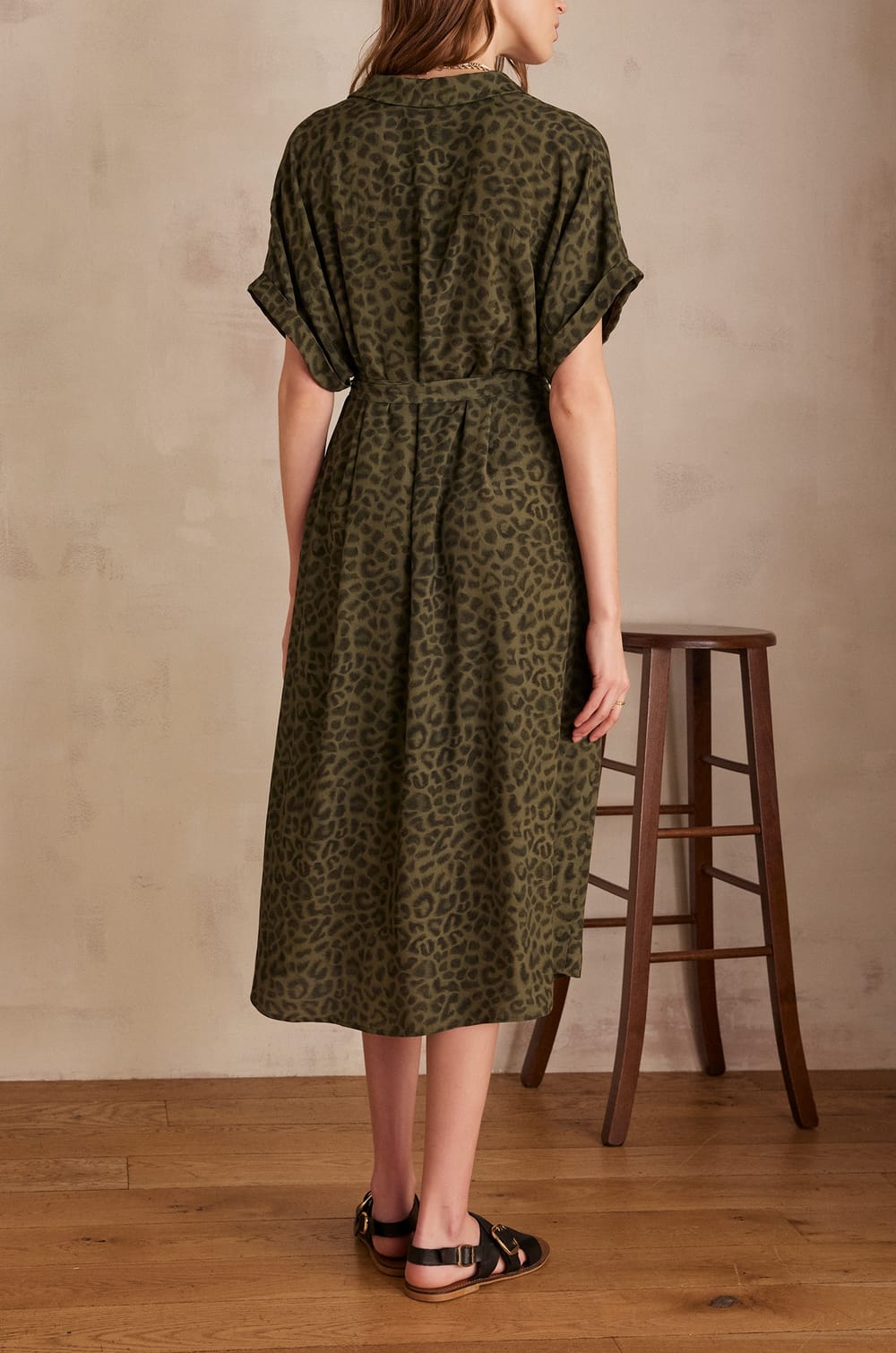 Robe chemise LOUISA imprim&eacute;e;${refinementColor}