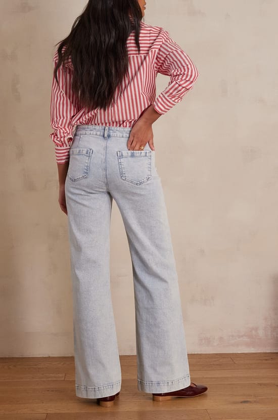 Jean large en coton LUNA;${refinementColor}