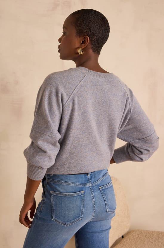 ARY jumper in 100% cashmere - 2 ply;${refinementColor}