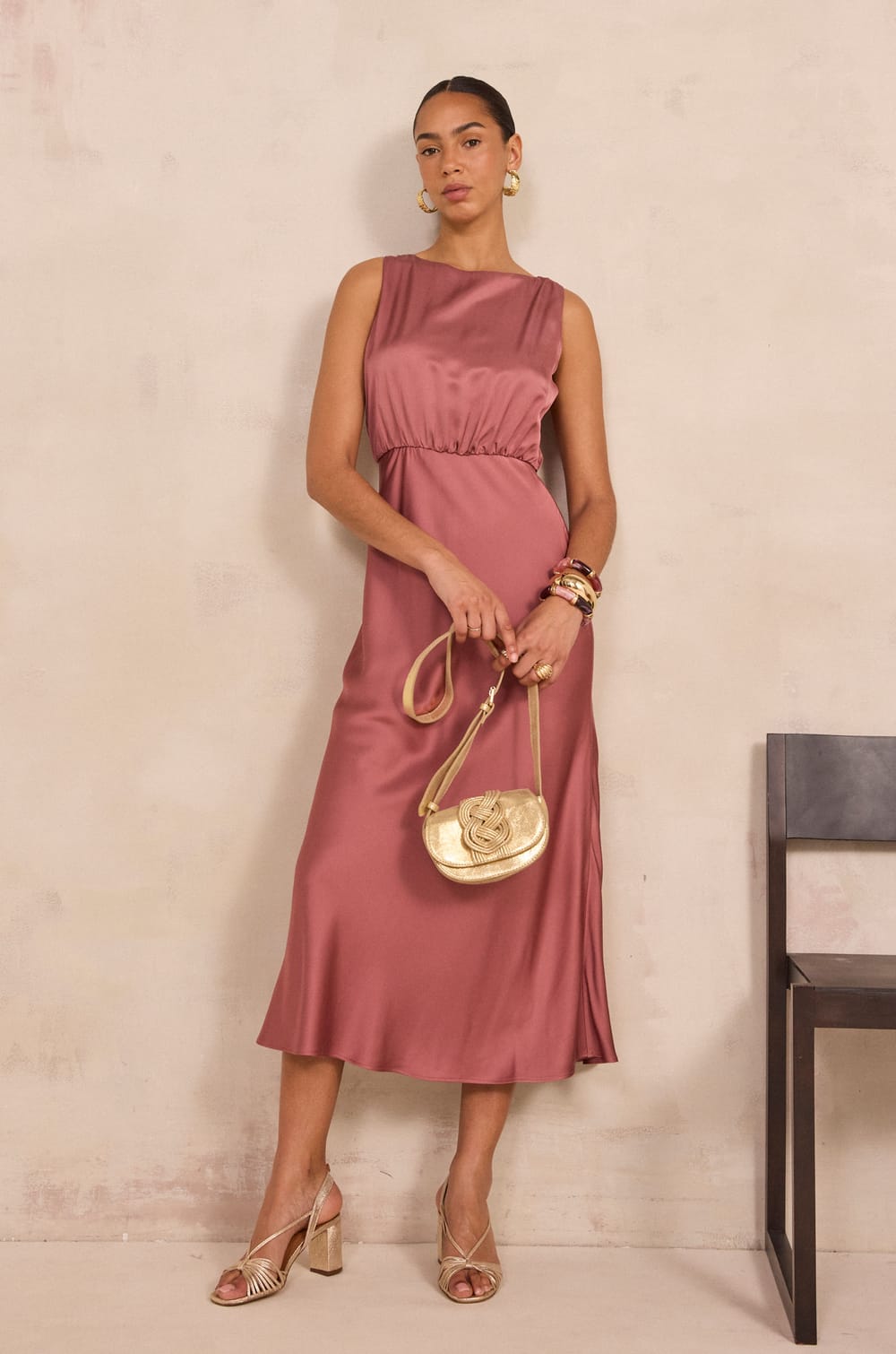 Straight and fluid dress BOCA;${refinementColor}