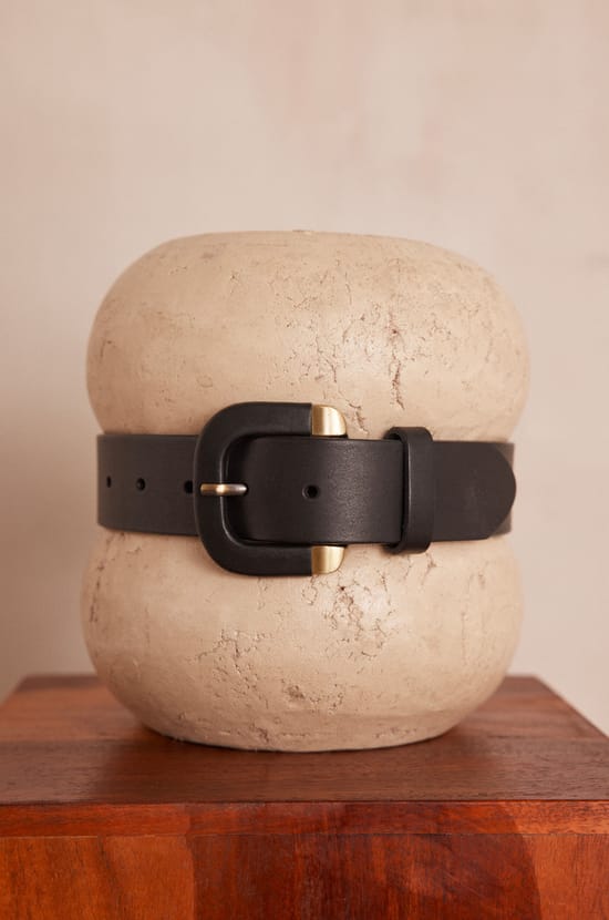 Ceinture NICOLAS en cuir;${refinementColor}