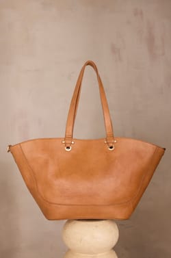 MARCEL leather tote bag;${refinementColor}