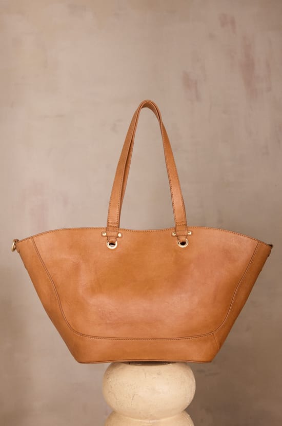 MARCEL leather tote bag;${refinementColor}