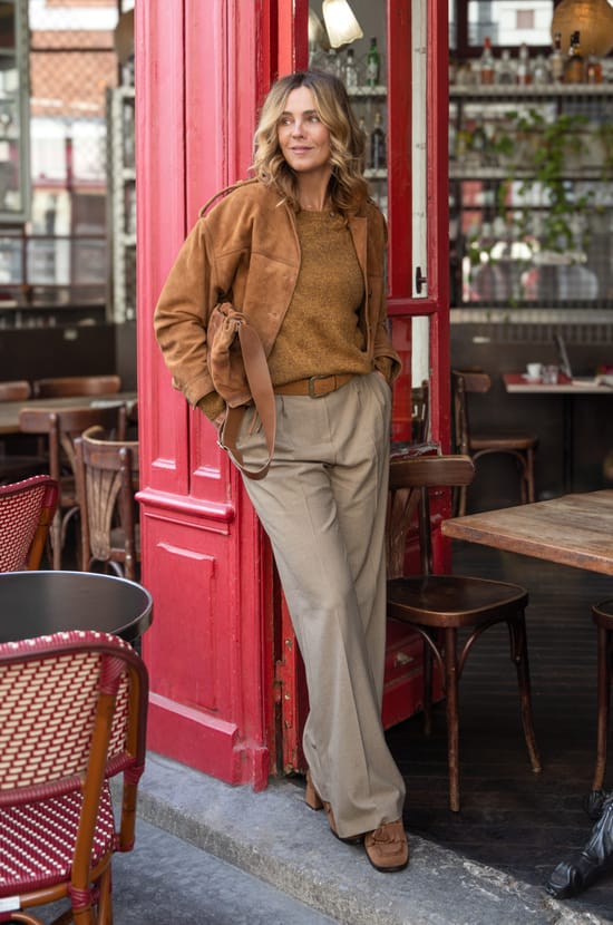 Wide Pants Maison 123 x Marine Vignes MARCAN;${refinementColor}