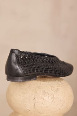 100% Leather SANTIAGO Ballet Flats;${refinementColor}