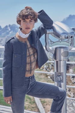 PERINE wool jacket;${refinementColor}