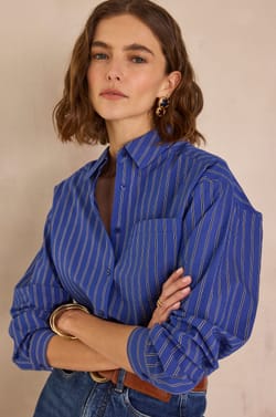 PASSY striped shirt;${refinementColor}