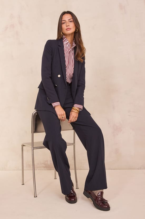 FLORINE tailored jacket;${refinementColor}