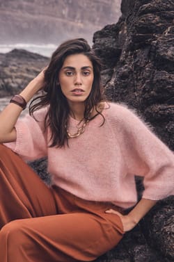 Long sleeve ARMELLE top;${refinementColor}